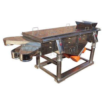 Máquina tamizadora de vibración lineal de 2 etapas para gránulos de plástico